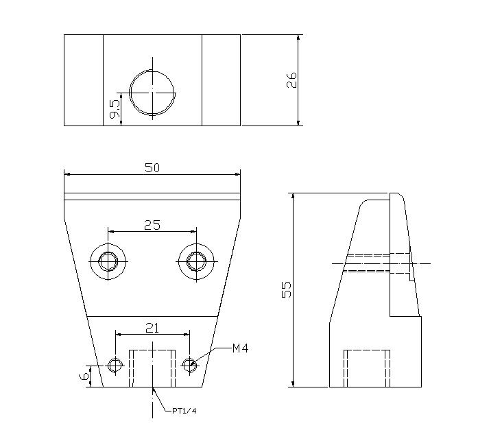 air knife nozzle drawing