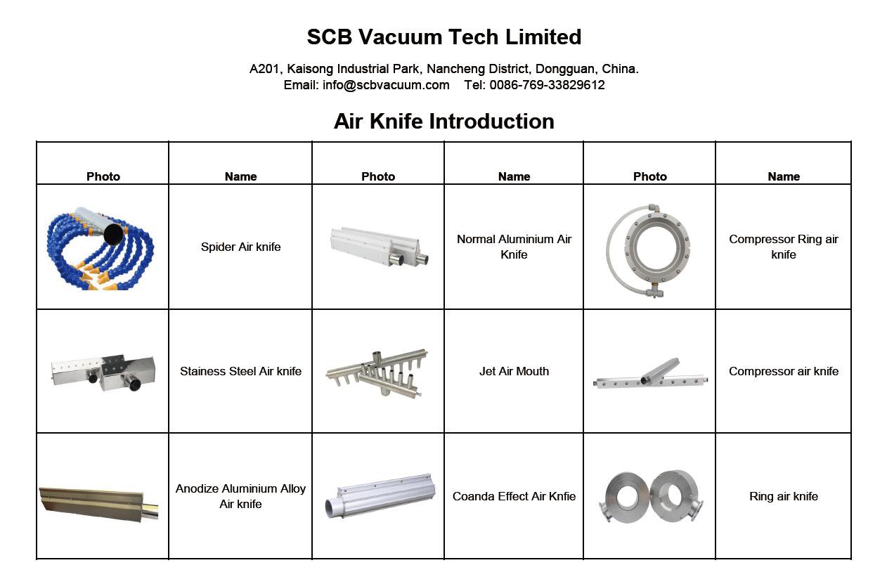 Sonic Air Systems Knife Drying System Sonic Air Systems Knife Drying System