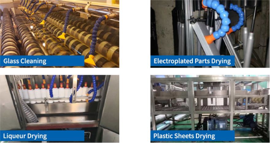 SCB Air Knife Blower Drying System Applications SCB Air Knife Blower Drying System Applications