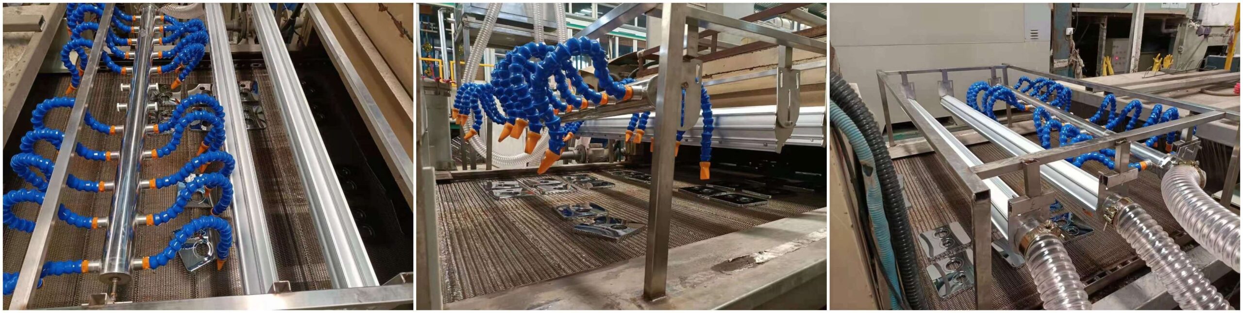 Flexible Reciprocating Spider Air Knife Drying Systems Flexible Reciprocating Spider Air Knife Drying Systems