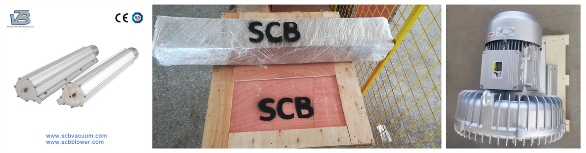 CAD Air Knife and High Pressure Vacuum Pump Shipment CAD Air Knife and High Pressure Vacuum Pump Shipment