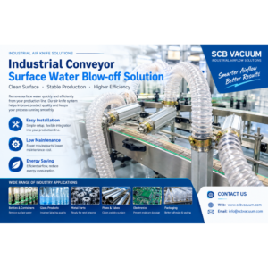 Industrial Air Knife Drying: Simple Installation, Lower Maintenance and Energy Savings